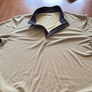 Nike golf dry fit Men's Olive 1/4 zip